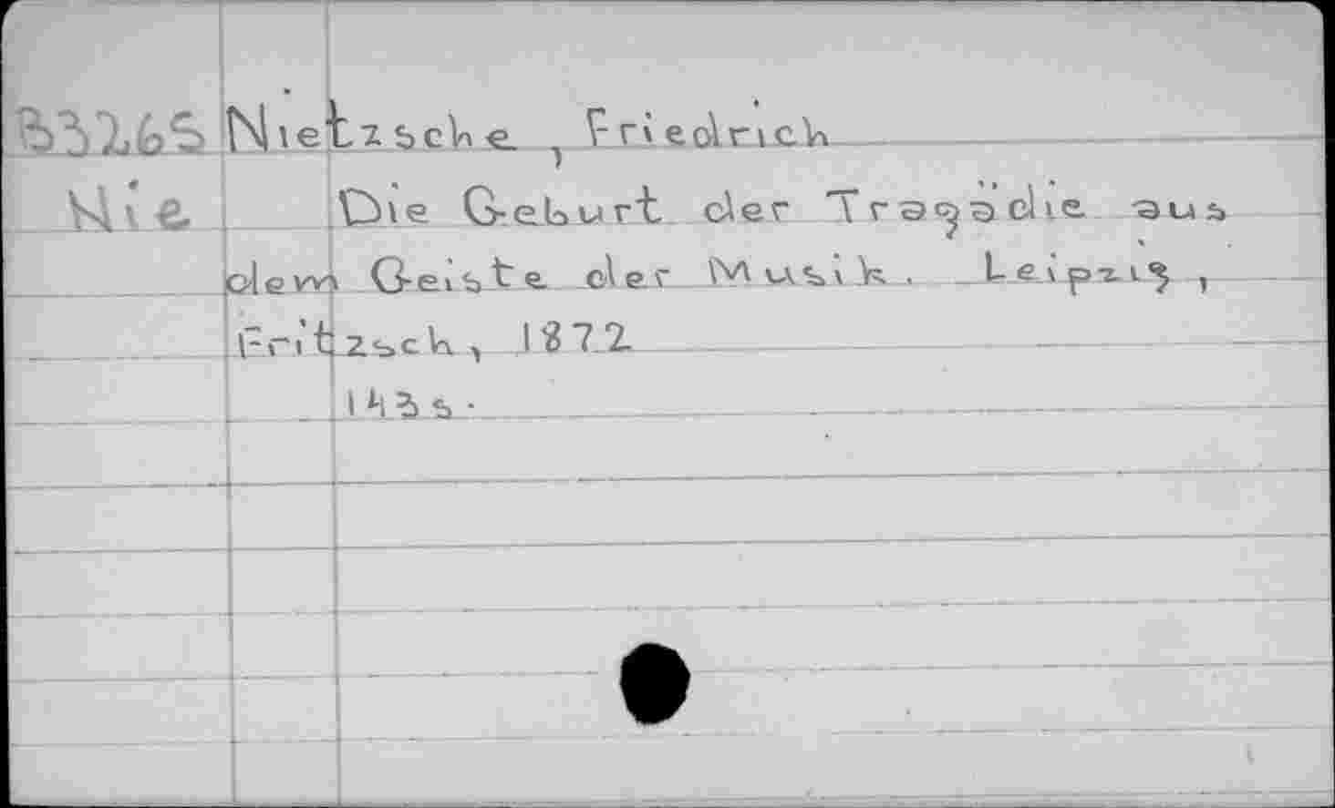 ﻿letzbcVie. 1 Vг' eoltA-cb_____________
__bÀJufiJ______pie G eburt cler Tra^^clie -аиь
__.olevTî Geiste, cle. г__NVaasxÄs^ —Leipzig.,..
_ .]|-_r<’tL^clx v Hü
____ ___________________________
----------1-------------------------------------------------